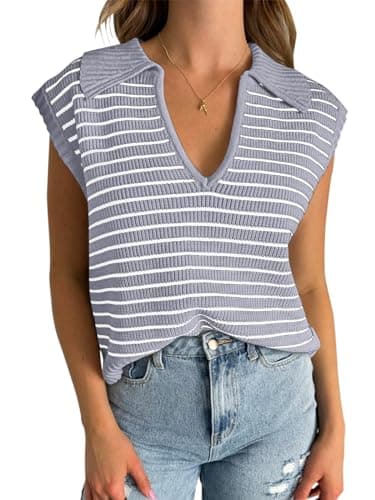 Yousify 2025 Women's V-Neck Summer SweaterVEST S-2XL