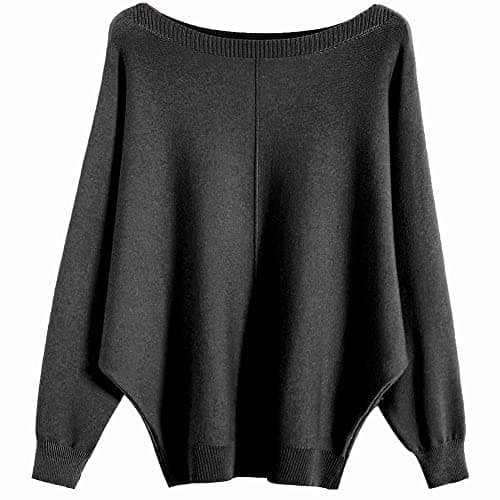Women's Boat Neck Oversized Sweaters