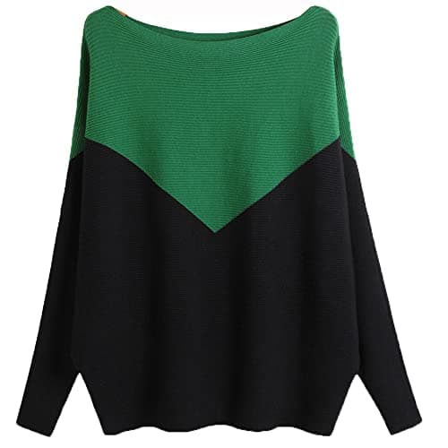 Women's Boat Neck Oversized Sweaters