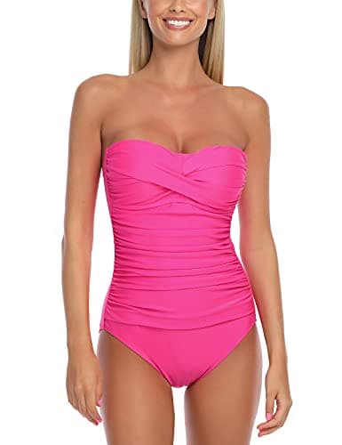 RELLECIGA Women's Strapless Swimsuit