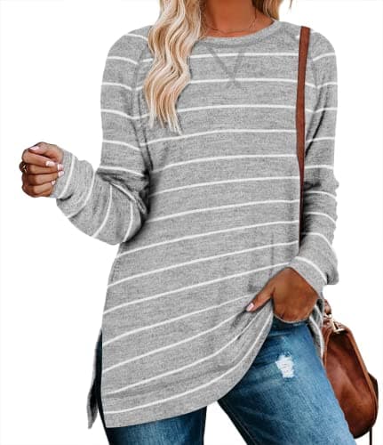 Aokosor Women's Long Sleeve Tunic Tops for Leggings