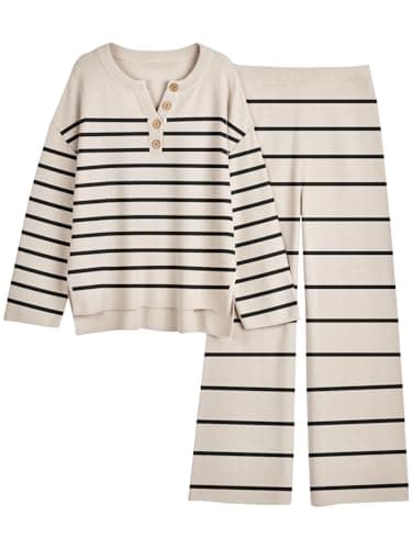 LILLUSORY Women's Oversized Slouchy 2-Piece Knit Lounge Set