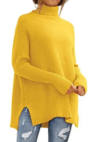 Women's Oversized Turtleneck Sweater