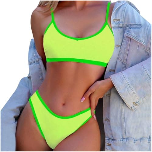Cethrio High-Waisted Tummy Control Swimwear for Plus Size Women