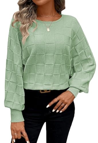 Women's Pink Oversized Batwing Sweaters for Fall/Winter 2024
