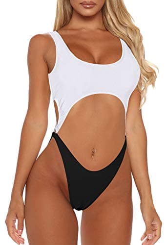 Women's High Cut One Piece Swimsuit