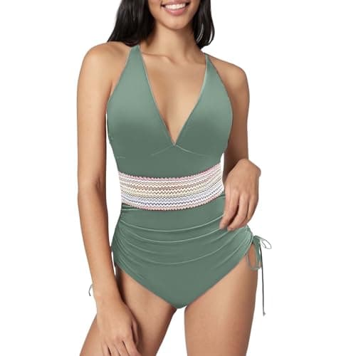 Women's Tummy-Control One-Piece Slimming Bathing Suit