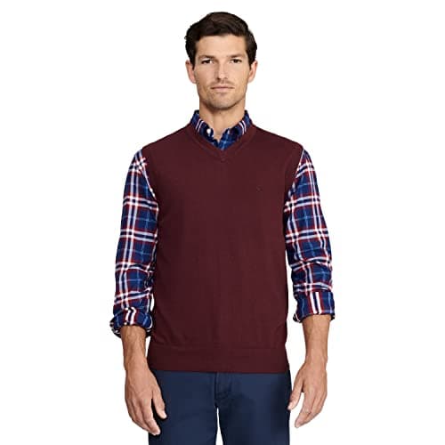 IZOD Men's Big and Tall Premium V-Neck Sweater Vest
