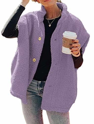 Hongqizo Women's Fuzzy Fleece Vest