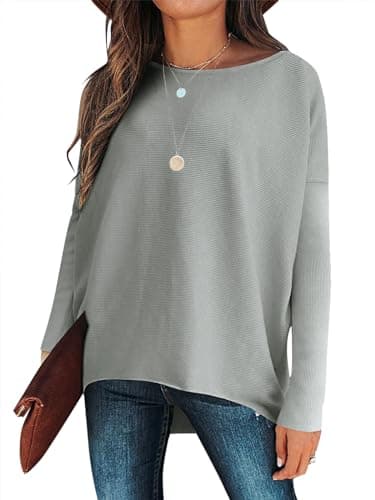 Caracilia Women's Oversized Fall Batwing Knit Sweater