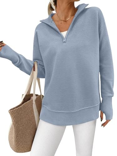 PPRETTYGARDEN Women's Long Sleeve V-Neck Knit Sweater