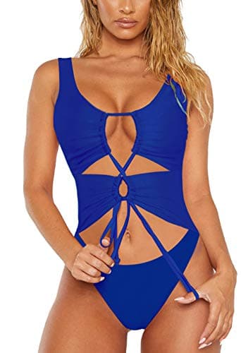 Sovoyontee Women's Cheeky One Piece Swim Suit