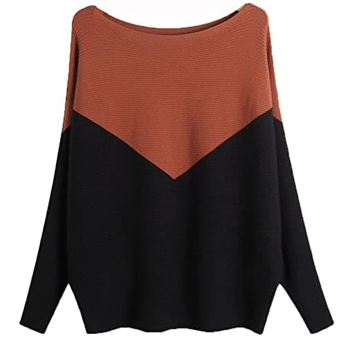 Women's Boat Neck Oversized Sweaters
