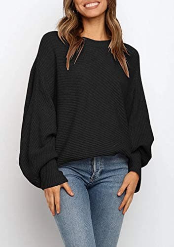 Oversized Sweater for Women: Cozy Crewneck Pullover