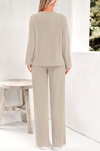 Women's Ribbed Knit Lounge Set
