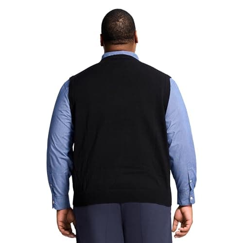 IZOD Men's Big and Tall Premium V-Neck Sweater Vest