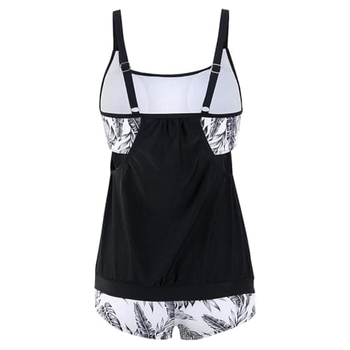 Cethrio Control Tankini Swimsuit for Women