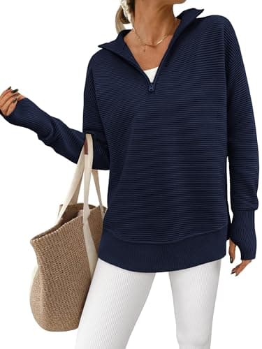 PPRETTYGARDEN Women's Long Sleeve V-Neck Knit Sweater