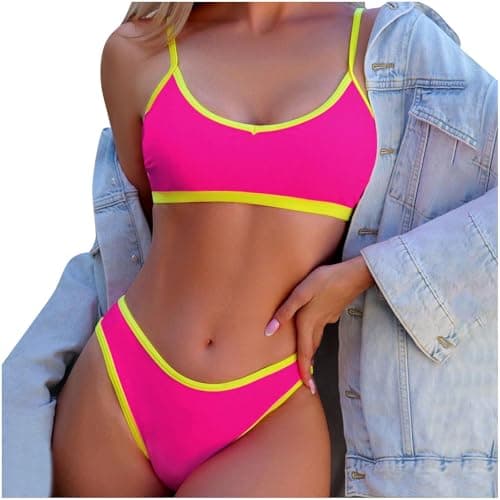 Cethrio High-Waisted Tummy Control Swimwear for Plus Size Women