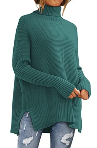 Women's Oversized Turtleneck Sweater