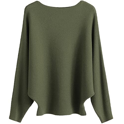Women's Boat Neck Oversized Sweaters