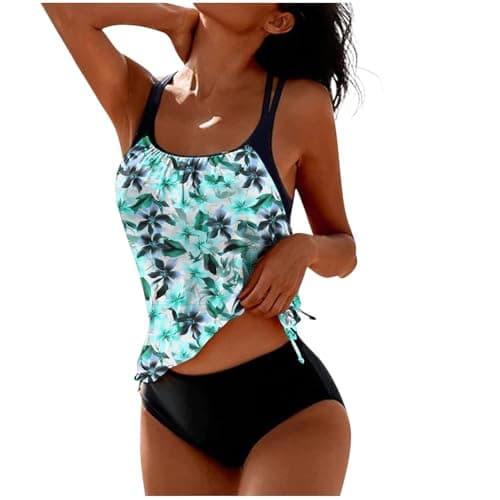 Full-Coverage Women's Tankini Bathing Suits Swimwear