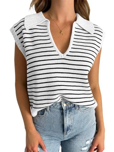Yousify 2025 Women's V-Neck Summer SweaterVEST S-2XL
