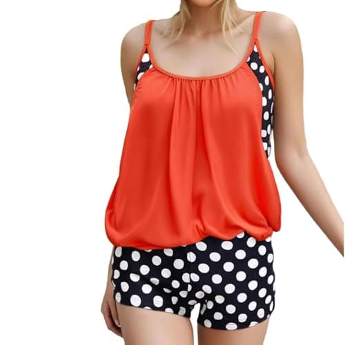 Cethrio Control Tankini Swimsuit for Women
