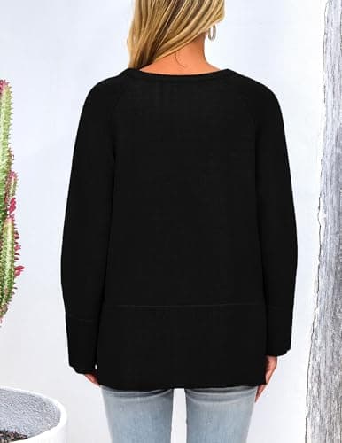 PRETTYGARDEN Women's Knit Long Sleeve Pullover Tunic Sweater