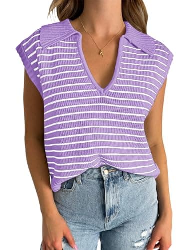 Yousify 2025 Women's V-Neck Summer SweaterVEST S-2XL