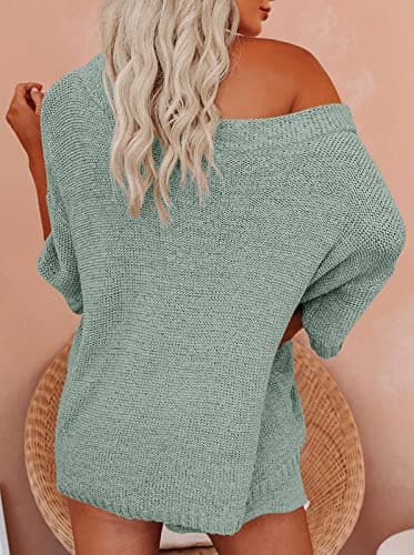 Mafulus Women's 2-Piece Knit Top and Shorts Set