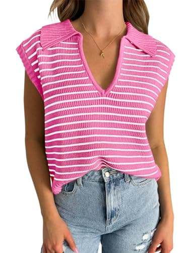 Yousify 2025 Women's V-Neck Summer SweaterVEST S-2XL