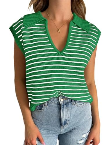Yousify 2025 Women's V-Neck Summer SweaterVEST S-2XL