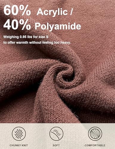 Libsorge Women's Oversized Batwing Long Sweater Top 2024 Fall