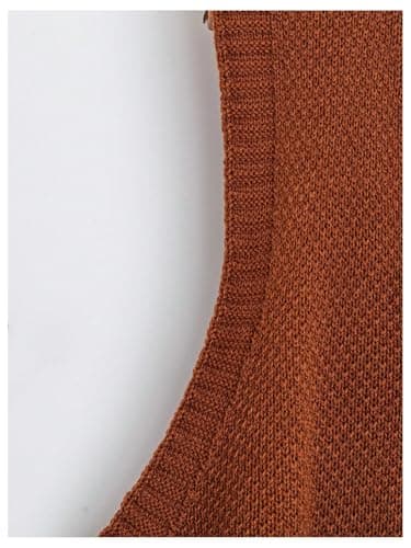 OYOANGLE Plus Size V-Neck High-Low Hem Knit Tank Top