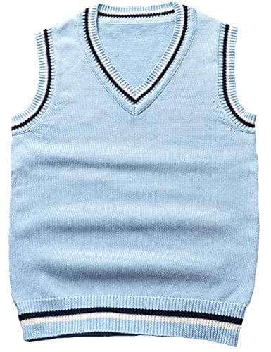 Locachy Women's Slim Fit V-Neck Sleeveless Cable Knit Sweater Vest