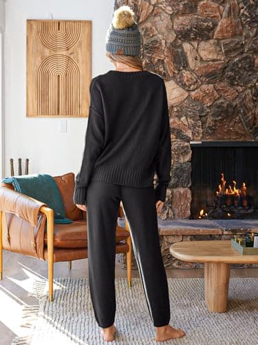 LILLUSORY Women's Slouchy Cardigan Pants Set