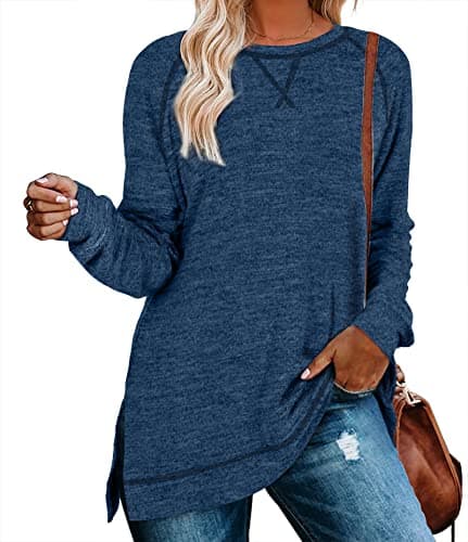 Aokosor Women's Long Sleeve Tunic Tops for Leggings