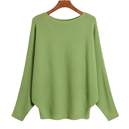 Women's Boat Neck Oversized Sweaters