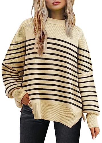 Women's Oversized Batwing Sweaters for Fall 2024