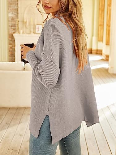 Women's Oversized Mock Turtleneck Sweater