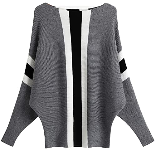 Women's Boat Neck Oversized Sweaters