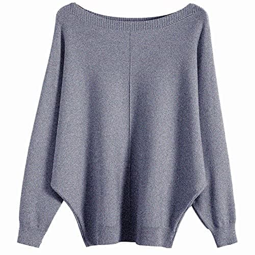 Women's Boat Neck Oversized Sweaters
