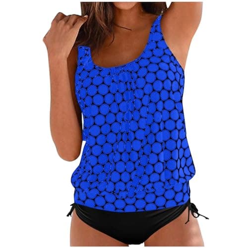 YNCSZEC Women's Tummy Control Tankini Bathing Suit Full Coverage