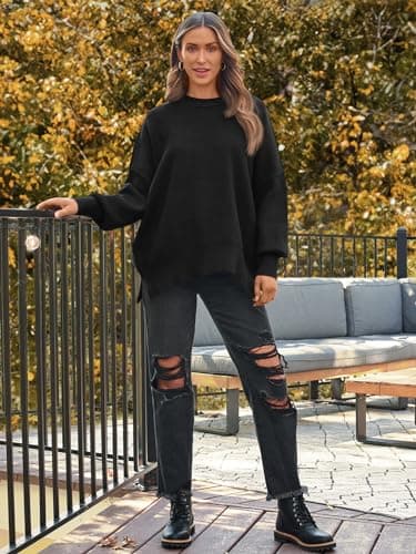 Women's Oversized Batwing Sweaters for Fall 2024