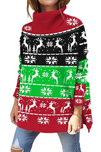 Women's Oversized Turtleneck Sweater