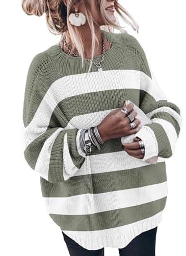 Oversized Women's Casual Knitted Sweater with Mock Neck