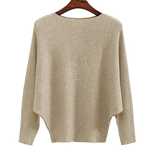 Women's Boat Neck Oversized Sweaters