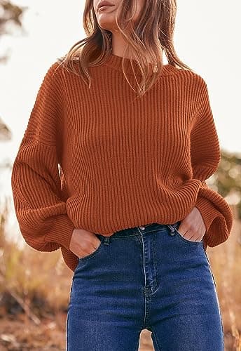 PRETTYGARDEN Women's Oversized Knitted Sweater for Fall 2024