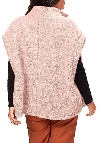Hongqizo Women's Fuzzy Fleece Vest